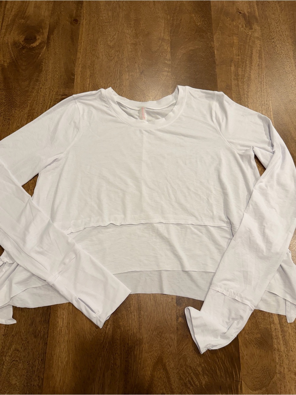 Free people White Layered Long-Sleeve Top